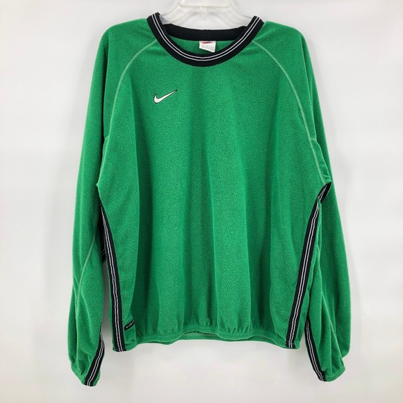 Nike dri fit kelly green fleece pull over - Picture 1 of 6